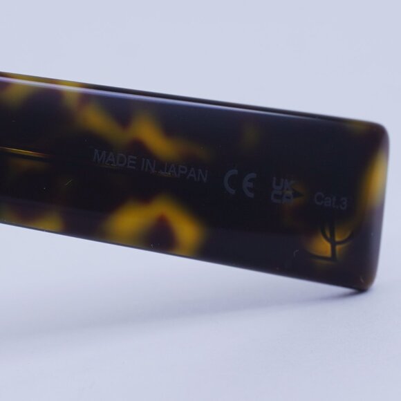 Saint Laurent SL M144 002 Sunglasses Havana Cat Eye Frame, Grey Lenses - Picture 6 of 10